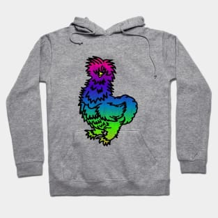 Psychedelic Silkie Chicken Hoodie